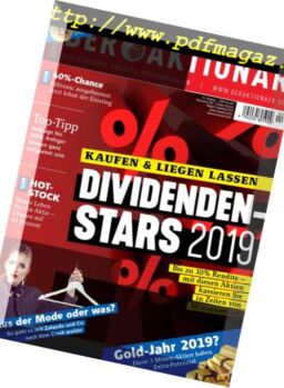 Der Aktionar – 03 Januar 2019