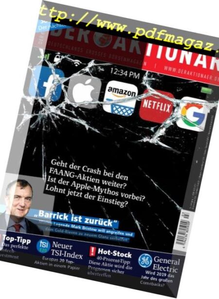 Der Aktionar – 10 Januar 2019 Cover