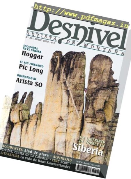 Desnivel – enero 2019 Cover