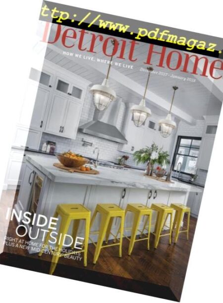Detroit Home – December 2017-January 2018 Cover