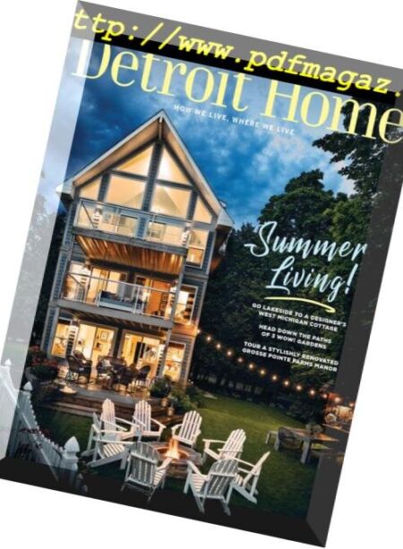 Detroit Home – June-July 2018 Cover