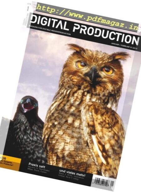 Digital Production – Januar-Februar 2019 Cover