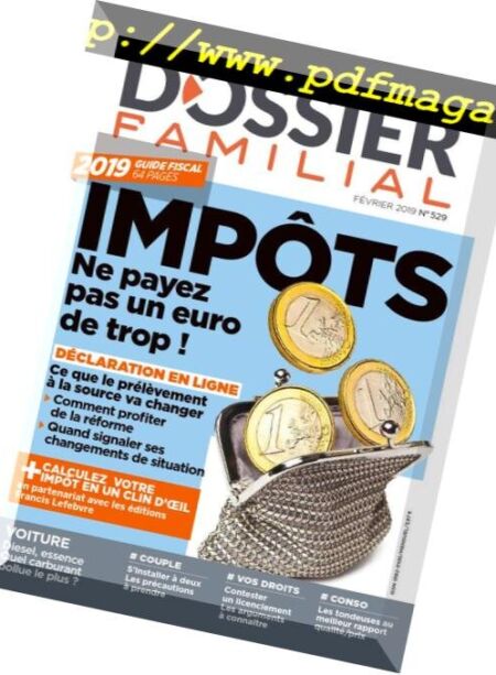 Dossier Familial – fevrier 2019 Cover
