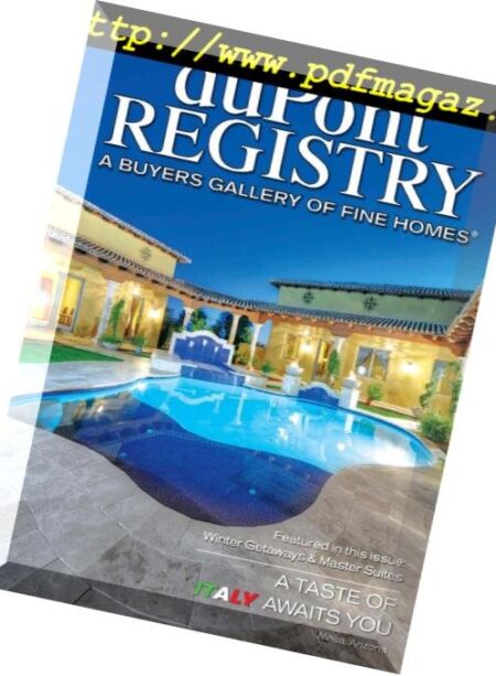 duPontREGISTRY Homes – February 2019 Cover