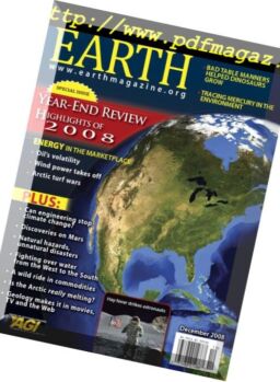 Earth Magazine – December 2008
