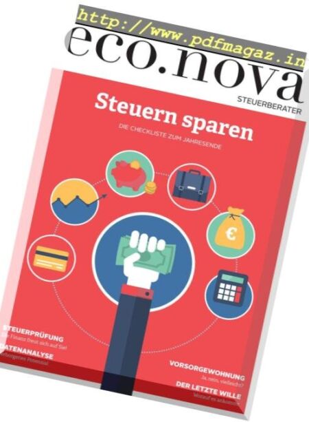 econova – Spezial Steuern 2019 Cover