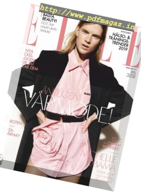Elle Sweden – February 2019 Cover