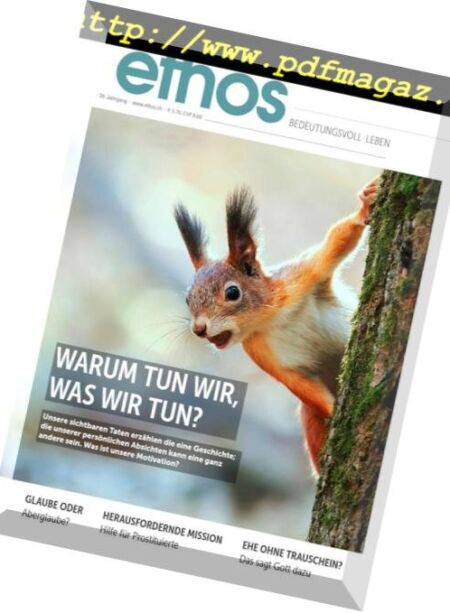 Ethos – Dezember 2018 Cover