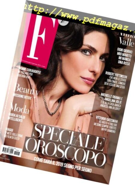 F – 16 Gennaio 2019 Cover