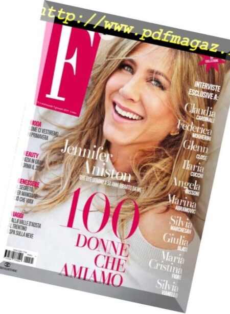 F – 9 Gennaio 2019 Cover
