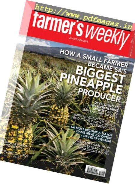 Farmer’s Weekly – 26 October 2018 Cover