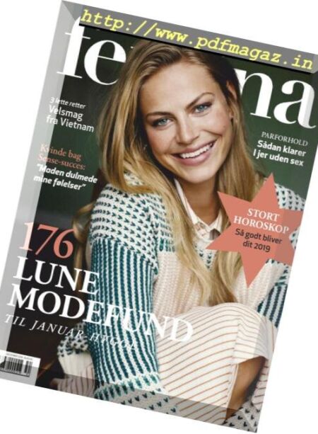 Femina Denmark – 27 December 2018 Cover