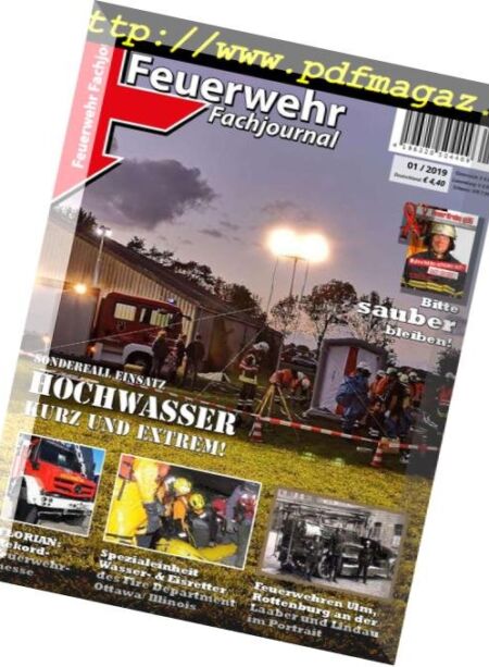 Feuerwehr Fachjournal – Nr1, 2019 Cover
