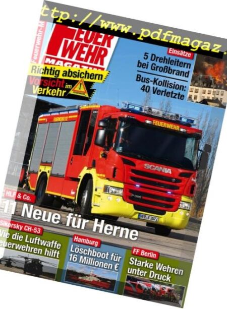 Feuerwehr-Magazin – Januar 2019 Cover
