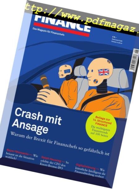 Finance – November-Dezember 2018 Cover