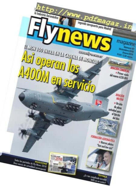 Fly News Magazine – diciembre 2018 Cover