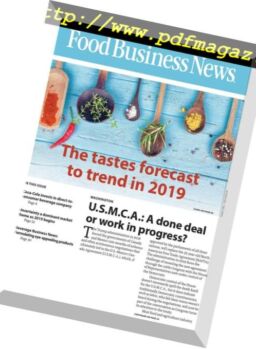Food Business News – 8 January 2019