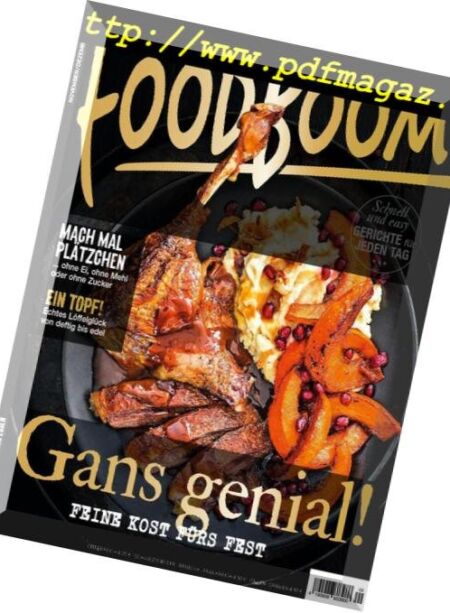 FoodBoom – November-Dezember 2018 Cover