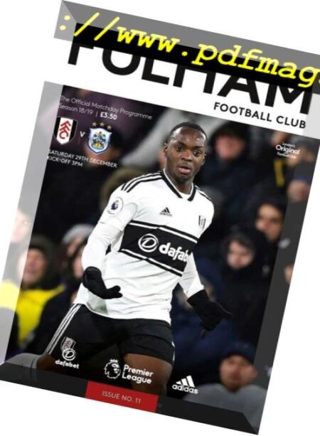 Fulham FC – 30 December 2018 Cover