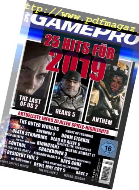 GamePro – Januar 2019 Cover