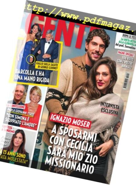 Gente Italia – 12 gennaio 2019 Cover