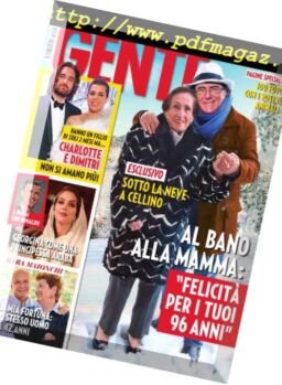Gente Italia – 19 gennaio 2019