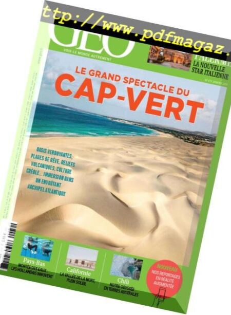 Geo France – Janvier 2019 Cover