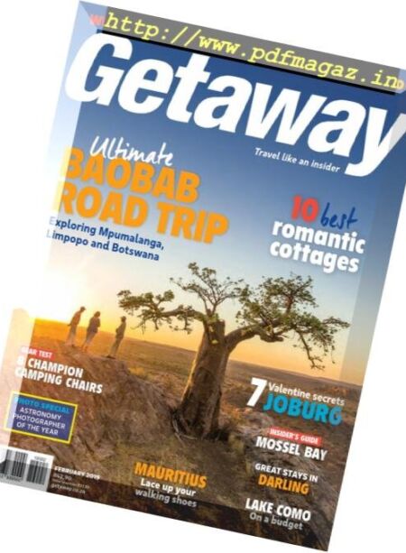 Getaway – February 2019 Cover
