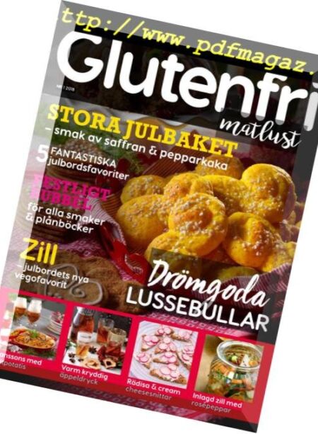 Glutenfri Matlust – december 2018 Cover