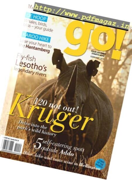 go! South Africa – February 2019 Cover