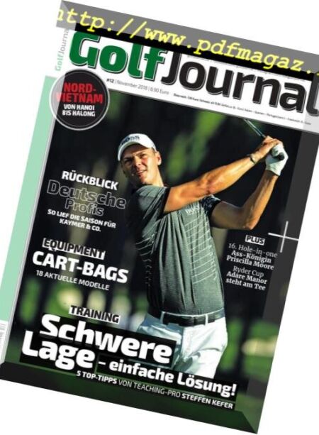 Golf Journal – November 2018 Cover