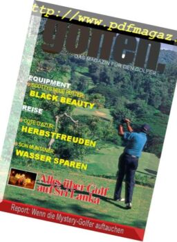 Golfen – Herbst 2018