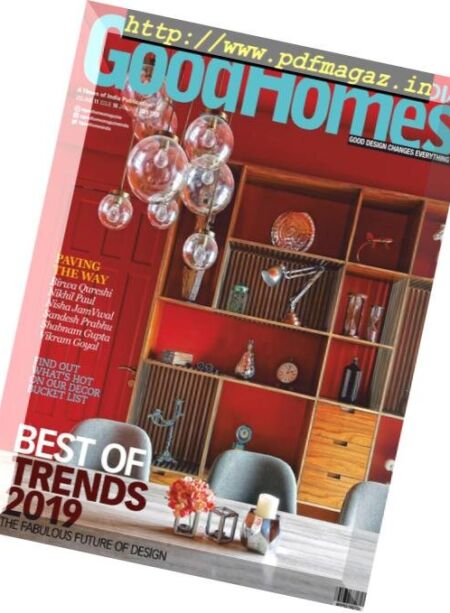 GoodHomes India – January 2019 Cover