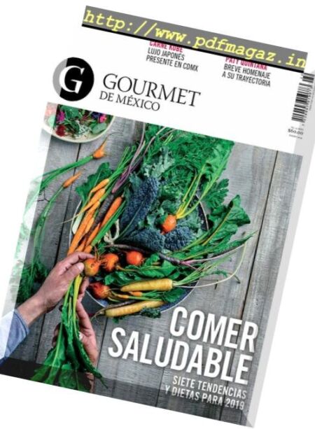Gourmet de Mexico – enero 2019 Cover