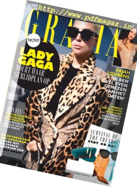 Grazia Netherlands – 16 januari 2019 Cover