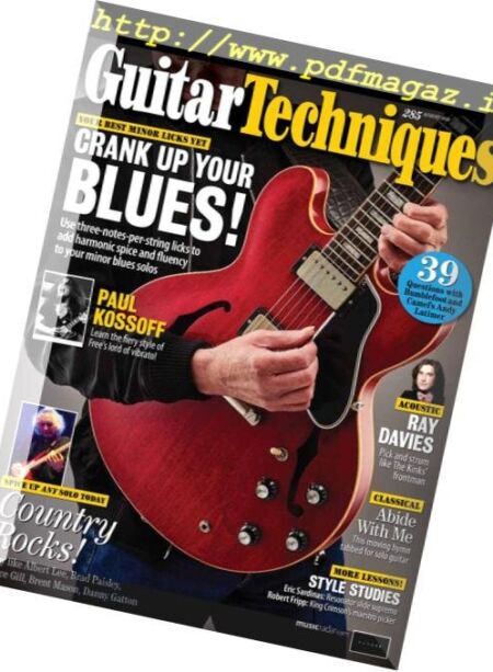 Guitar Techniques – August 2018 Cover