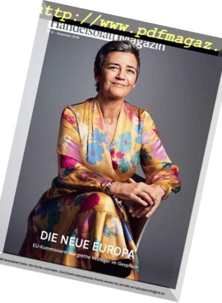 Handelsblatt Magazin – Dezember 2018 Cover