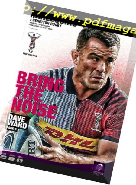Harlequins – 14 December 2018 Cover