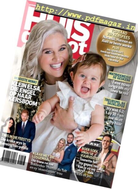 Huisgenoot – 20 Desember 2018 Cover