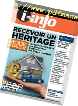 i comme info – Janvier 2019