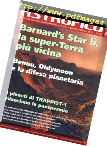 I’Astrofilo – Gennaio-Febbraio 2019 Cover
