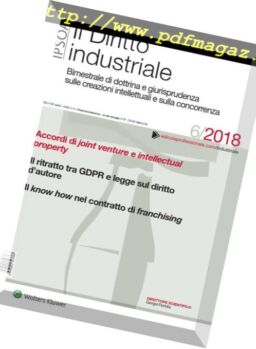 Il Diritto Industriale – Dicembre 2018