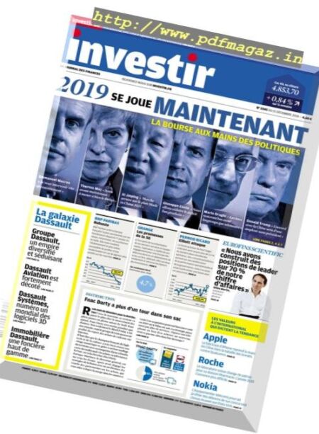 Investir – 15 Decembre 2018 Cover