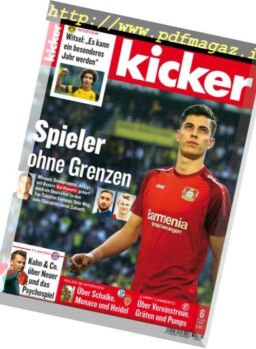 Kicker – 14 Januar 2019