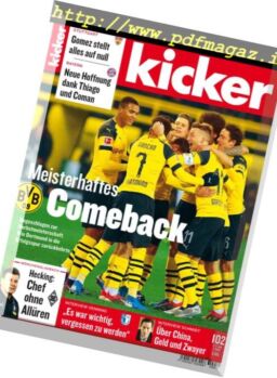 Kicker – 17 Dezember 2018