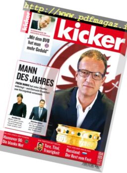 Kicker – 24 Dezember 2018