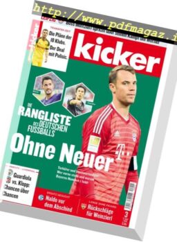 Kicker – 3 Januar 2019