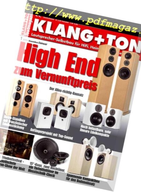 Klang & Ton – Dezember 2018 – Januar 2019 Cover