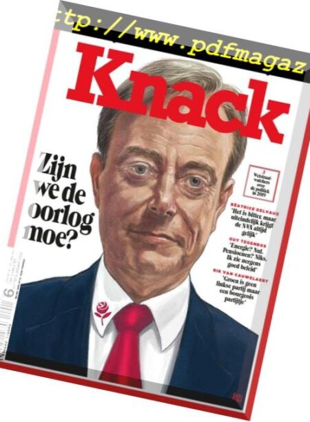 Knack Belgium – 2 Januari 2019 Cover