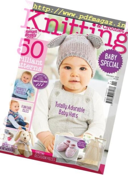 Knitting & Crochet from Woman’s Weekly – February 2019 Cover